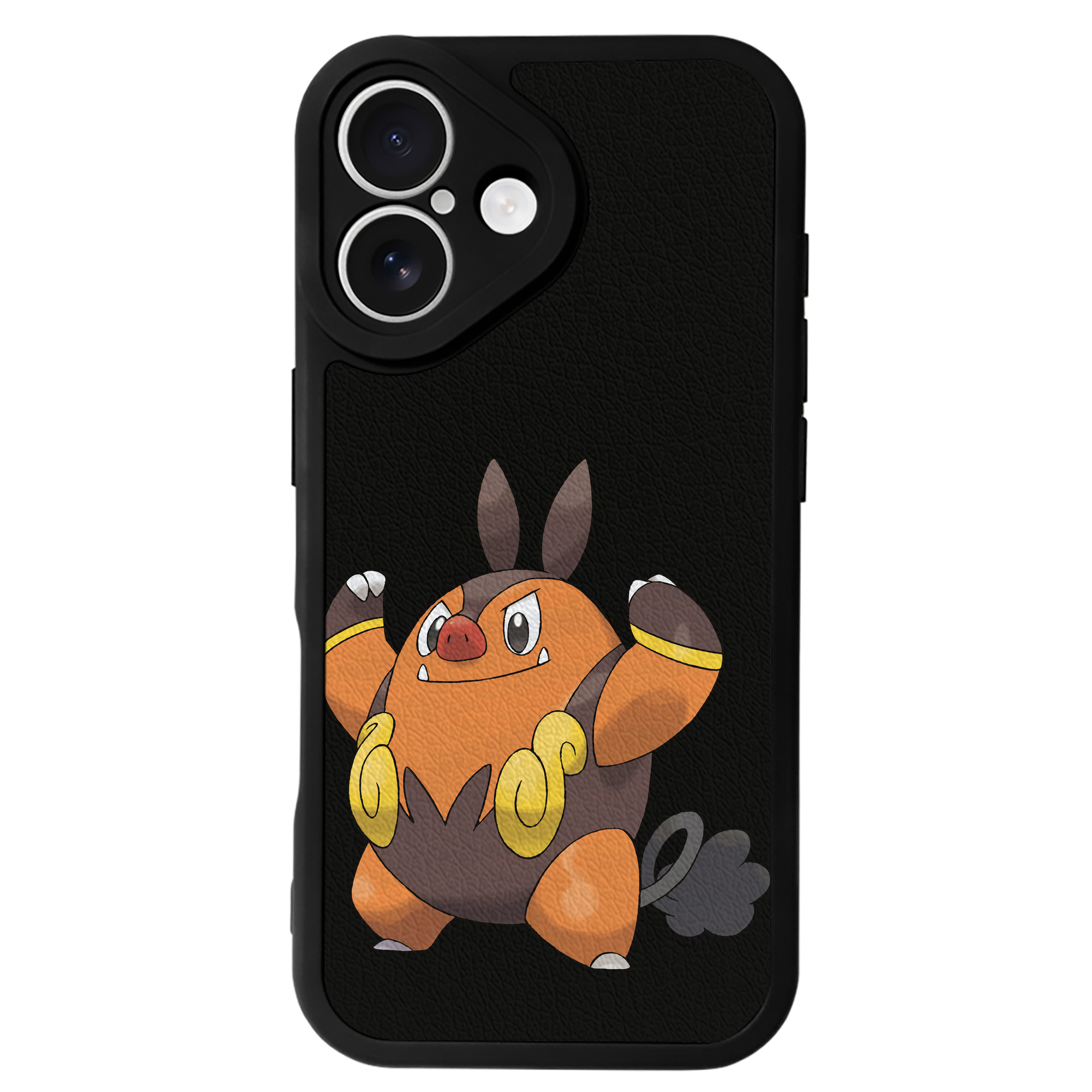 （画像用） ポケットモンスター Pokémon 【iPhone 16シリーズ対応】シリコンスマホケース（レザー調） 材質：シリコン